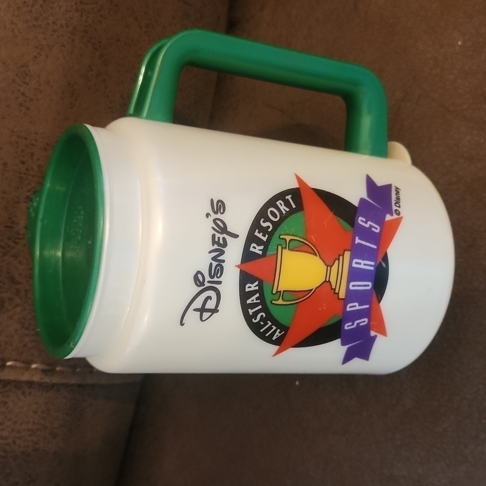 Vintage Disney all starresort sports traveling mug